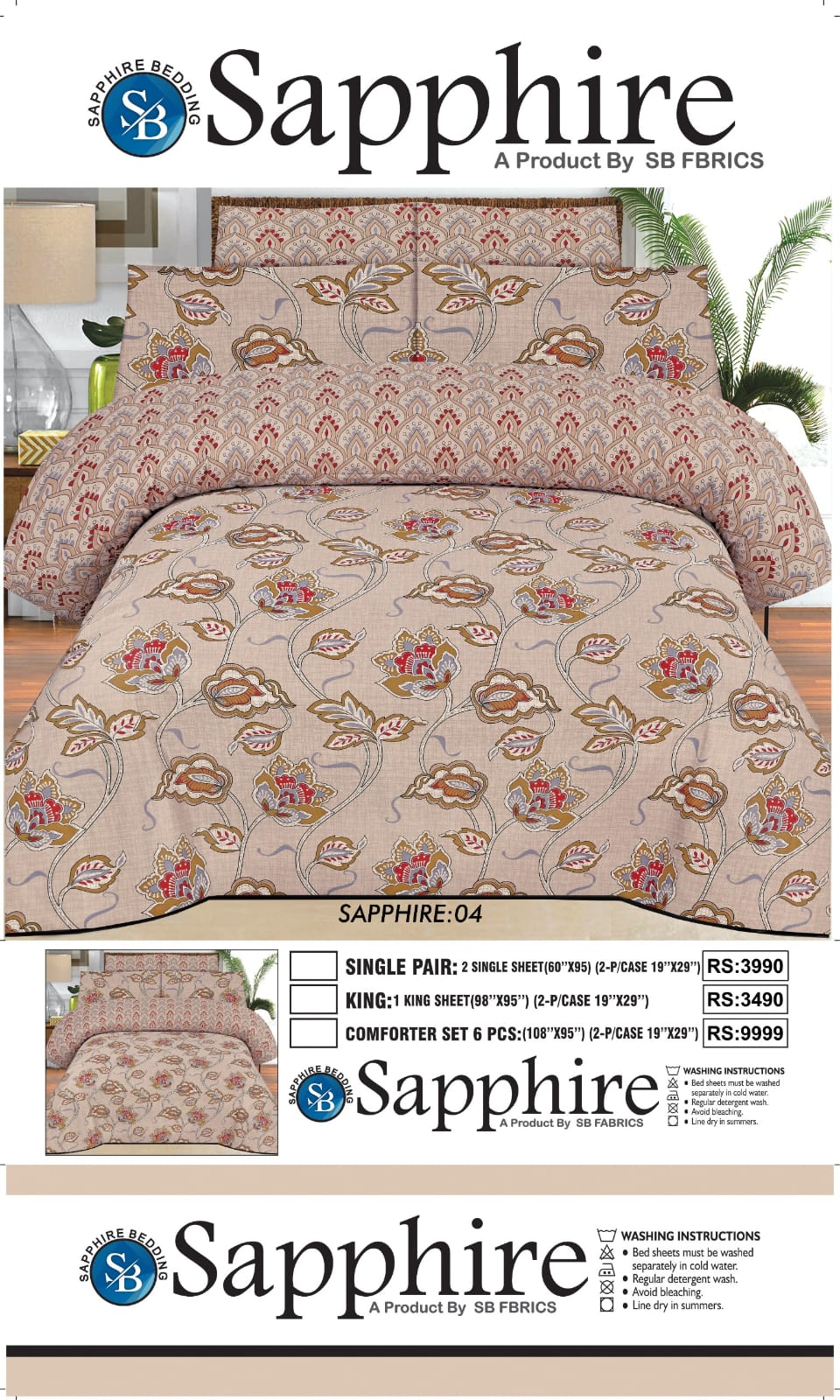 Luxury Cotton Bed sheet