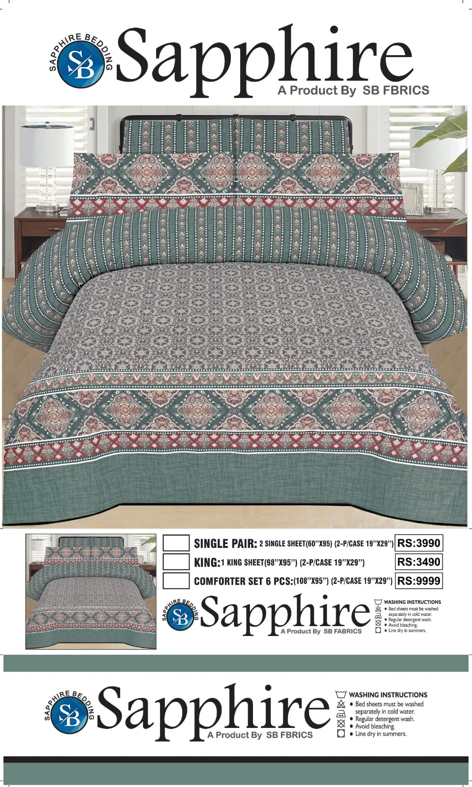 Floral Print Bed sheets