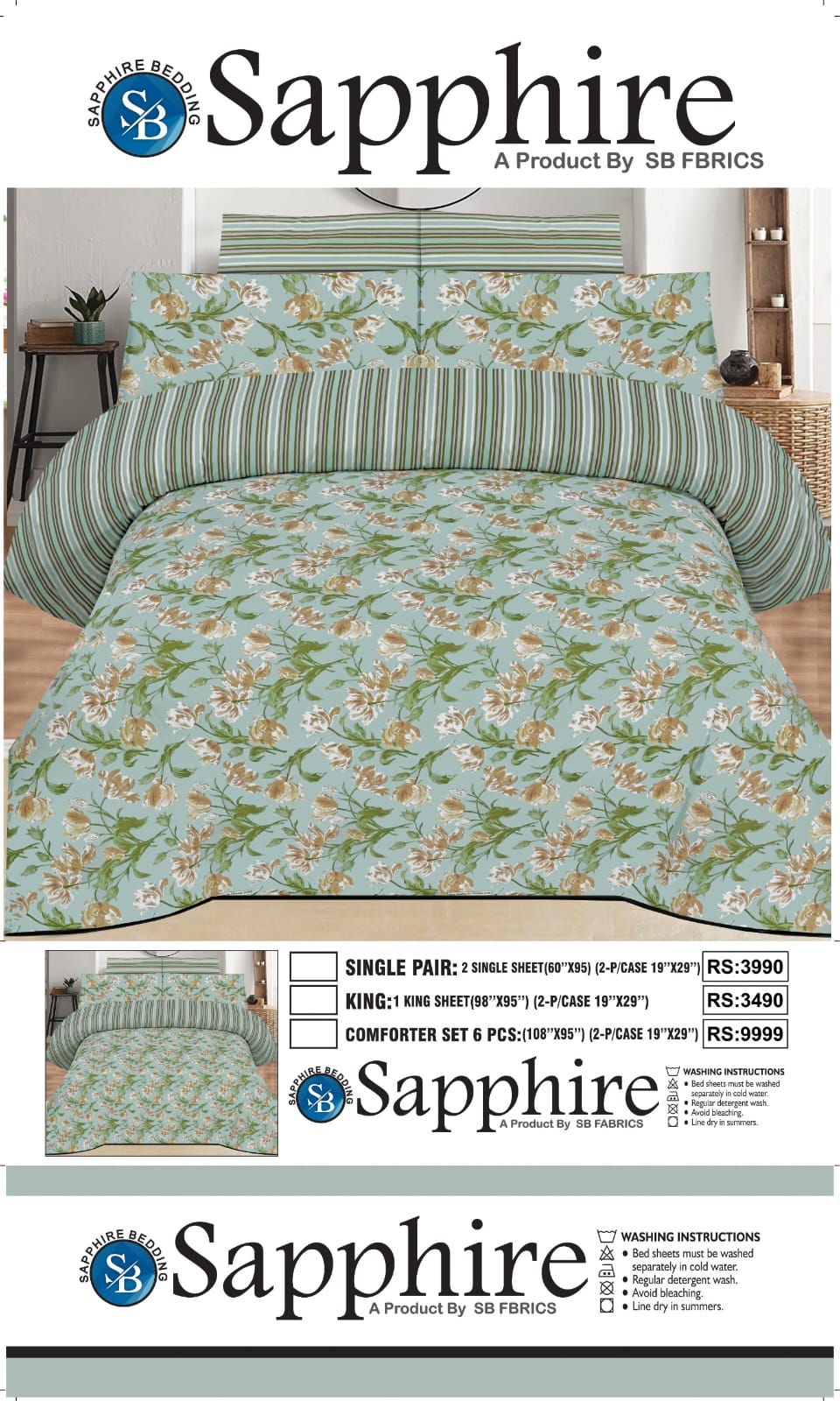 Classic bed sheet